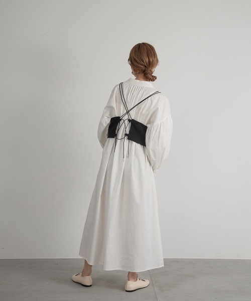 Amiur（エミレ）の「lady like back cross bustier（その他トップス・レディース・アイボリー/ブラック・FREE）」の15枚目の写真