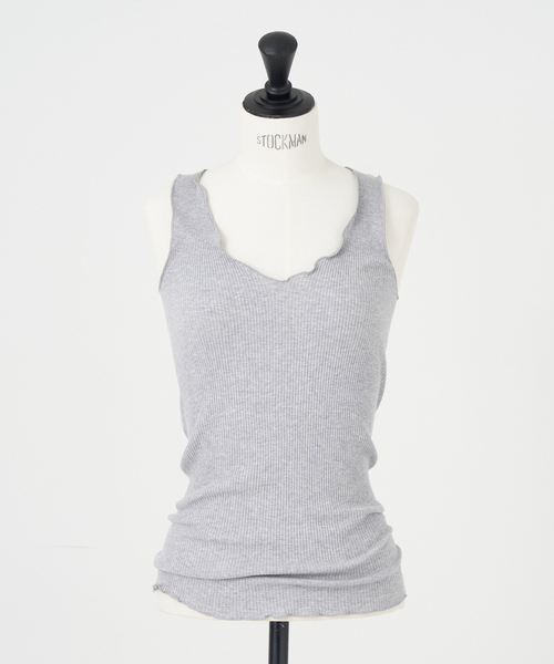 collex（コレックス）の「【Maglificio Mare/マグィリフィシオ マーレ】タンクトップ（タンクトップ・レディース・グレー/オフホワイト/ベージュ/ブラック・フリー）」の10枚目の写真