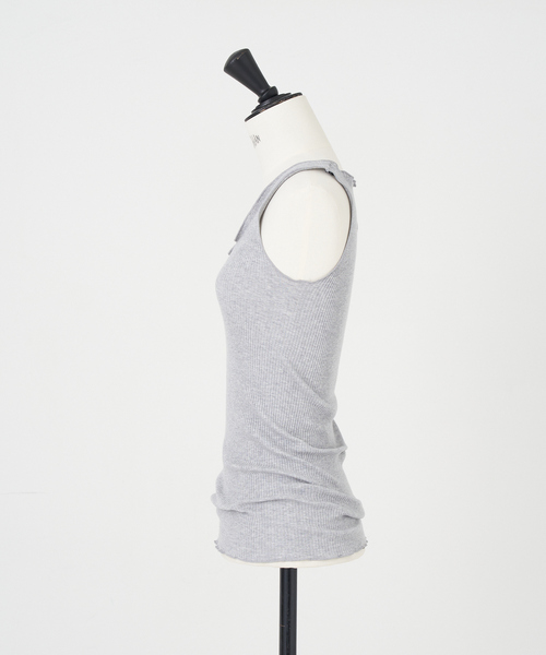 collex（コレックス）の「【Maglificio Mare/マグィリフィシオ マーレ】タンクトップ（タンクトップ・レディース・グレー/オフホワイト/ベージュ/ブラック・フリー）」の12枚目の写真