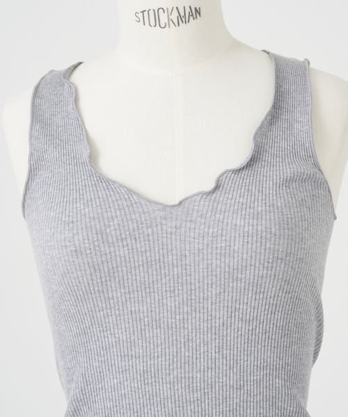 collex（コレックス）の「【Maglificio Mare/マグィリフィシオ マーレ】タンクトップ（タンクトップ・レディース・グレー/オフホワイト/ベージュ/ブラック・フリー）」の14枚目の写真