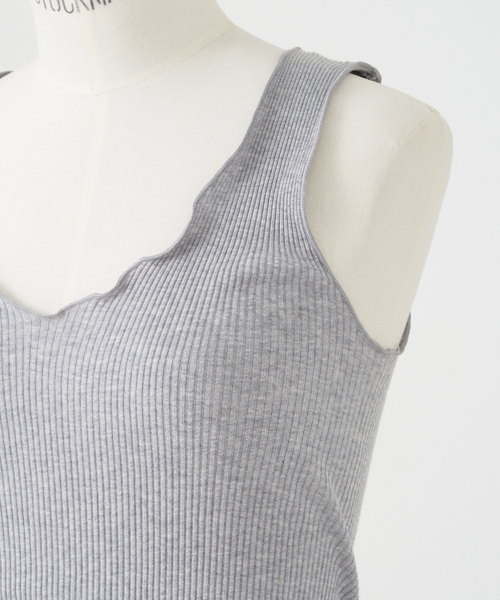 collex（コレックス）の「【Maglificio Mare/マグィリフィシオ マーレ】タンクトップ（タンクトップ・レディース・グレー/オフホワイト/ベージュ/ブラック・フリー）」の15枚目の写真
