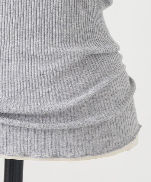 collex（コレックス）の「【Maglificio Mare/マグィリフィシオ マーレ】タンクトップ（タンクトップ・レディース・グレー/オフホワイト/ベージュ/ブラック・フリー）」の16枚目の写真