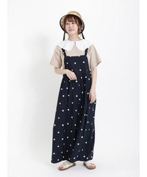 Samansa Mos2 | レーヨン麻柄アソートサロペットパンツ(その他パンツ)