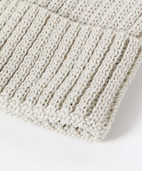 URBAN RESEARCH DOORS（アーバンリサーチドアーズ）の「ストローヤーンニットキャップ（ニットキャップ/ビーニー・メンズ・ブラック/カーキ/ベージュ/ブラウン/アイボリー・-）」の13枚目の写真