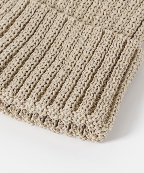 URBAN RESEARCH DOORS（アーバンリサーチドアーズ）の「ストローヤーンニットキャップ（ニットキャップ/ビーニー・メンズ・ブラック/カーキ/ベージュ/ブラウン/アイボリー・-）」の14枚目の写真