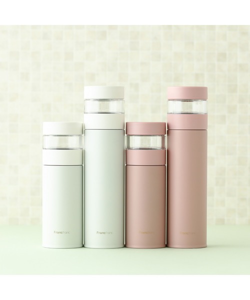Francfranc（フランフラン）の「ステンレスティーボトル 300ML ピンク
