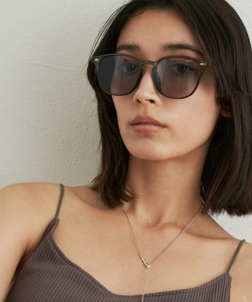 Aunt Marie's（アントマリーズ）の「セルフレームサングラス / UVカット / カラーサングラス（サングラス・レディース・ブラック/グレー・FREE）」の4枚目の写真