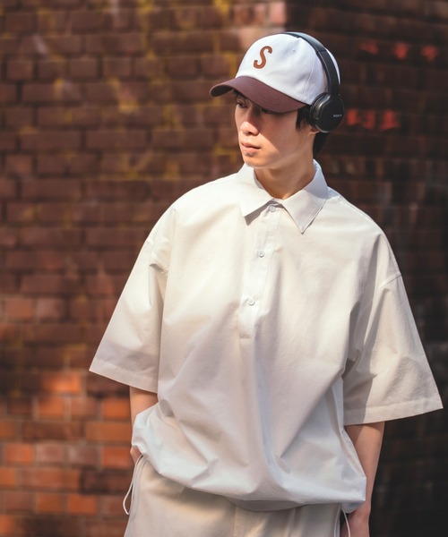 improves（インプローブス）の「プルオーバー ブロード 半袖シャツ（シャツ/ブラウス・メンズ・ホワイト/ブラック・FREE）」の5枚目の写真