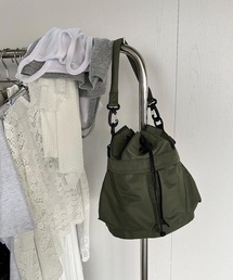 Didot.showroom | 2WAYポケットナイロン巾着ショルダーバッグ(ショルダーバッグ)