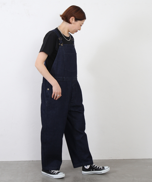 セール】11OZデニム バルーンオーバーオール（サロペット