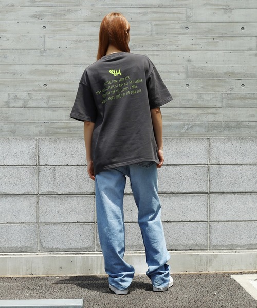 ROOPTOKYO(ループトウキョウ)の「all this mayhem/オールディスメイヘム ATM LOGO 半袖Tシャツ メンズ 夏物 夏服(Tシャツ/カットソー・メンズ・ホワイト/ライトグレー/ネイビー/スミクロ/ホワイト系/ネイビー系/ダークブラウン系/ブラック系・M/L/XL/X-LARGE/LARGE/MEDIUM)」の19枚目の写真