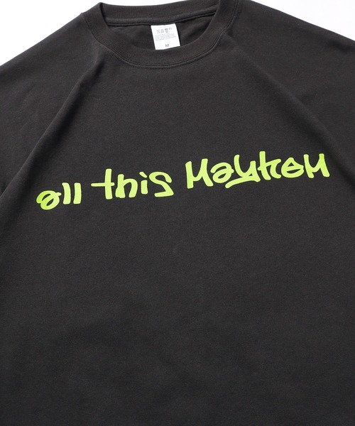 ROOPTOKYO(ループトウキョウ)の「all this mayhem/オールディスメイヘム ATM LOGO 半袖Tシャツ メンズ 夏物 夏服(Tシャツ/カットソー・メンズ・ホワイト/ライトグレー/ネイビー/スミクロ/ホワイト系/ネイビー系/ダークブラウン系/ブラック系・M/L/XL/X-LARGE/LARGE/MEDIUM)」の9枚目の写真