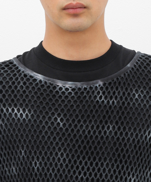 Lamrof Ami Crew Neck メッシュ ニット トップス Lamrof Ami Crew Neck メッシュ ニット トップス