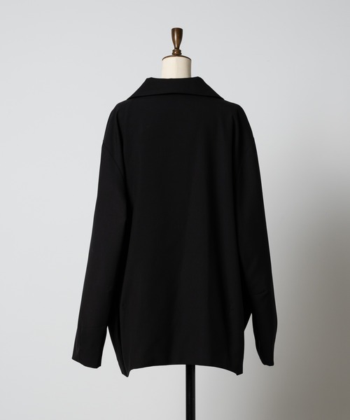 Happy John（ハッピージョン）の「loose over tailored jacket/ルーズオーバーテーラードジャケット（テーラードジャケット・レディース・ブラウン/ベージュ/ブラック・FREE）」の16枚目の写真