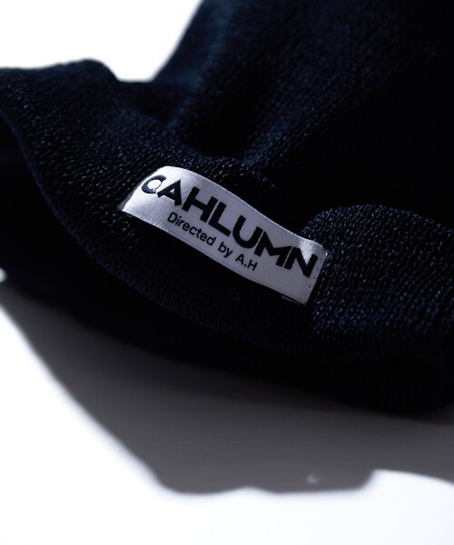 CAHLUMN（カウラム）の「CAHLUMN/カウラム Washi Roll Knit Cap/和紙 ロールニットキャップ ビーニー（ニットキャップ/ビーニー・メンズ・ネイビー/ホワイト・ﾌﾘ-）」の5枚目の写真