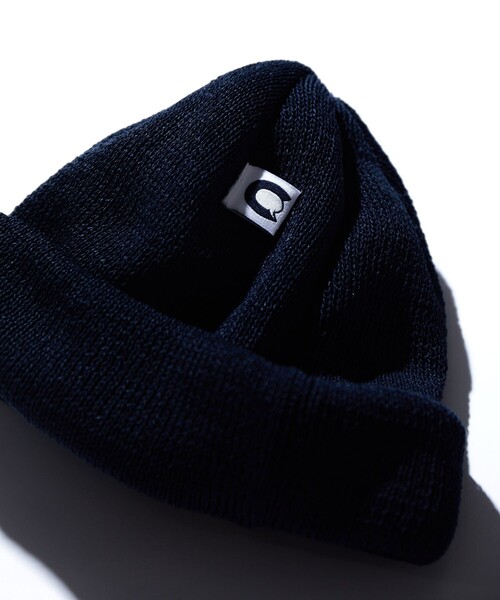 CAHLUMN（カウラム）の「CAHLUMN/カウラム Washi Roll Knit Cap/和紙 ロールニットキャップ ビーニー（ニットキャップ/ビーニー・メンズ・ネイビー/ホワイト・ﾌﾘ-）」の7枚目の写真