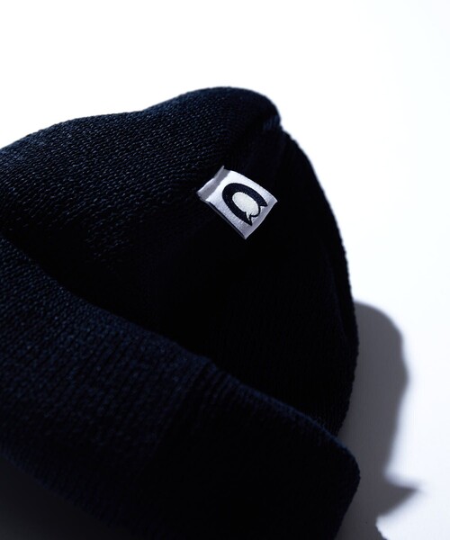 CAHLUMN（カウラム）の「CAHLUMN/カウラム Washi Roll Knit Cap/和紙 ロールニットキャップ ビーニー（ニットキャップ/ビーニー・メンズ・ネイビー/ホワイト・ﾌﾘ-）」の10枚目の写真