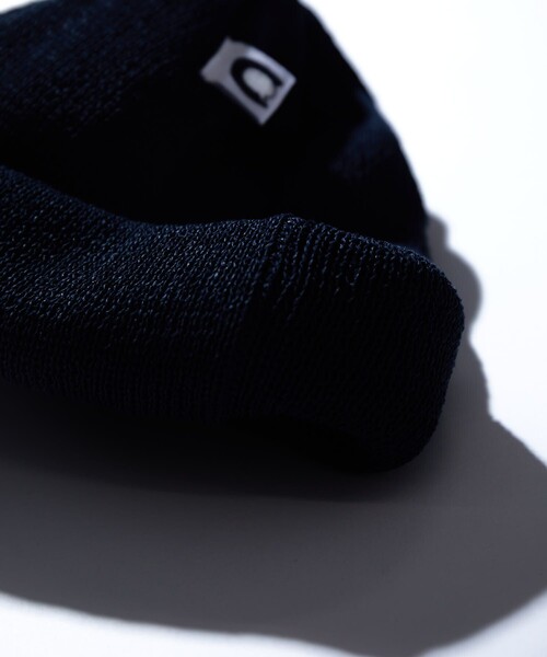 CAHLUMN（カウラム）の「CAHLUMN/カウラム Washi Roll Knit Cap/和紙 ロールニットキャップ ビーニー（ニットキャップ/ビーニー・メンズ・ネイビー/ホワイト・ﾌﾘ-）」の9枚目の写真