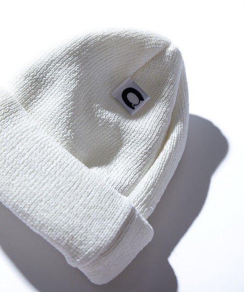 CAHLUMN（カウラム）の「CAHLUMN/カウラム Washi Roll Knit Cap/和紙 ロールニットキャップ ビーニー（ニットキャップ/ビーニー・メンズ・ネイビー/ホワイト・ﾌﾘ-）」の8枚目の写真