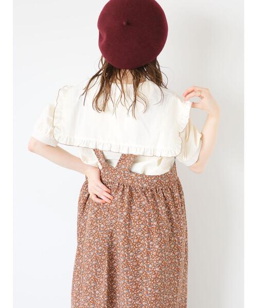 ehka sopo(エヘカソポ)の「フリルセーラー襟ブラウス(シャツ/ブラウス・レディース・グレー/ブラック/オフホワイト/キナリ・F)」の19枚目の写真