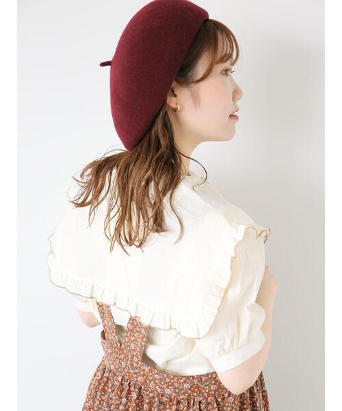 ehka sopo(エヘカソポ)の「フリルセーラー襟ブラウス(シャツ/ブラウス・レディース・グレー/ブラック/オフホワイト/キナリ・F)」の21枚目の写真