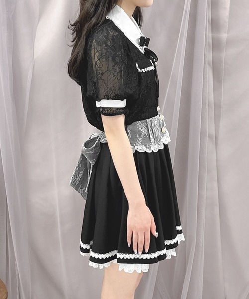 ROJITA(ロジータ)の「【TGCteen2023 summer着用アイテム/ピンク】ブローチ付きオーバーレースブラウス(シャツ/ブラウス・レディース・ブラック/ピンク/グレー・FREE)」の22枚目の写真