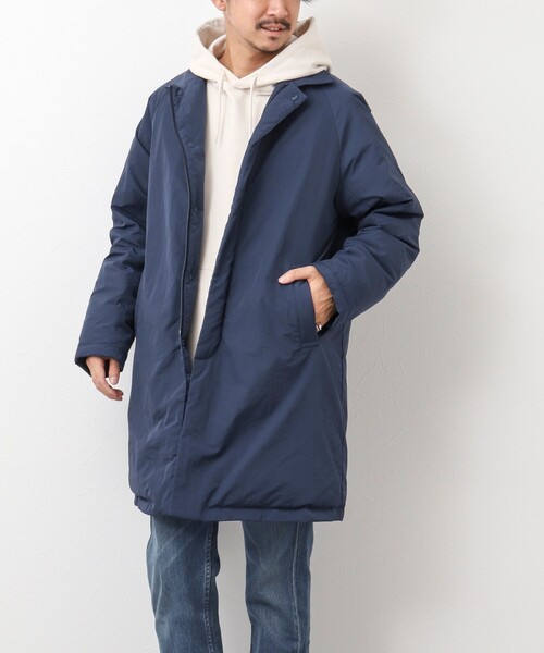 TAION（タイオン）の「【TAION/タイオン】別注ダウンステンカラーコート（ダウンジャケット/コート・メンズ・ネイビー/ブラック/グレー・S/M/L/XL）」の4枚目の写真