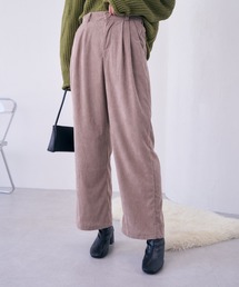 コーデュロイストレートパンツ