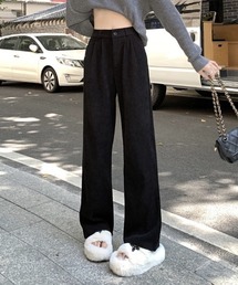 コーデュロイストレートパンツ