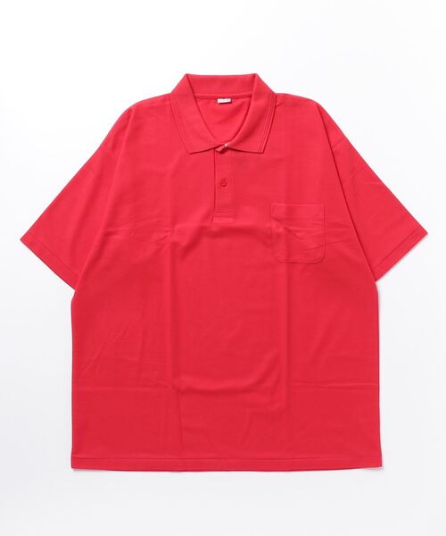 ONE DAY KMC (ワンデイケーエムシー)の「KK POLOIZM / 半袖ポロシャツ(ポロシャツ・メンズ・ライトグリーン/ロイヤルブルー/ワイン/グレー/ピンク/ブラック/ライトパープル/レッド/サックスブルー/イエロー/グリーン/ホワイト/ネイビー・XXXXX-LARGE/XXXX-LARGE)」の15枚目の写真