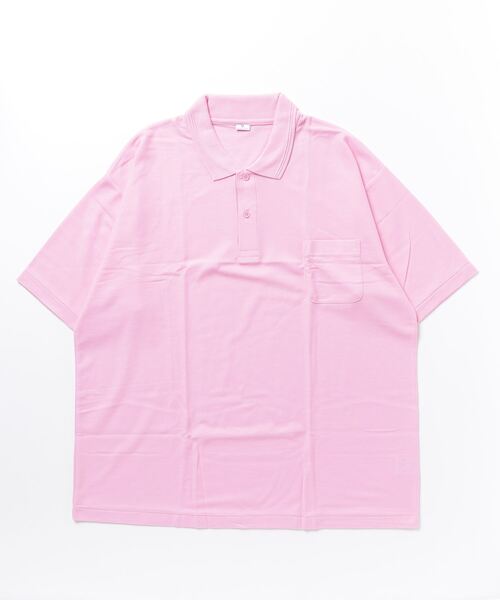 ONE DAY KMC (ワンデイケーエムシー)の「KK POLOIZM / 半袖ポロシャツ(ポロシャツ・メンズ・ライトグリーン/ロイヤルブルー/ワイン/グレー/ピンク/ブラック/ライトパープル/レッド/サックスブルー/イエロー/グリーン/ホワイト/ネイビー・XXXXX-LARGE/XXXX-LARGE)」の17枚目の写真