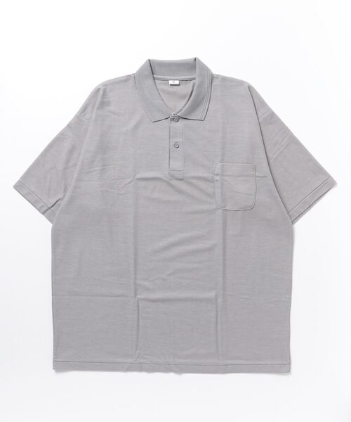 ONE DAY KMC (ワンデイケーエムシー)の「KK POLOIZM / 半袖ポロシャツ(ポロシャツ・メンズ・ライトグリーン/ロイヤルブルー/ワイン/グレー/ピンク/ブラック/ライトパープル/レッド/サックスブルー/イエロー/グリーン/ホワイト/ネイビー・XXXXX-LARGE/XXXX-LARGE)」の20枚目の写真