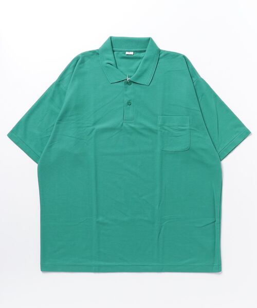 ONE DAY KMC (ワンデイケーエムシー)の「KK POLOIZM / 半袖ポロシャツ(ポロシャツ・メンズ・ライトグリーン/ロイヤルブルー/ワイン/グレー/ピンク/ブラック/ライトパープル/レッド/サックスブルー/イエロー/グリーン/ホワイト/ネイビー・XXXXX-LARGE/XXXX-LARGE)」の21枚目の写真