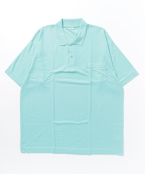 ONE DAY KMC (ワンデイケーエムシー)の「KK POLOIZM / 半袖ポロシャツ(ポロシャツ・メンズ・ライトグリーン/ロイヤルブルー/ワイン/グレー/ピンク/ブラック/ライトパープル/レッド/サックスブルー/イエロー/グリーン/ホワイト/ネイビー・XXXXX-LARGE/XXXX-LARGE)」の22枚目の写真