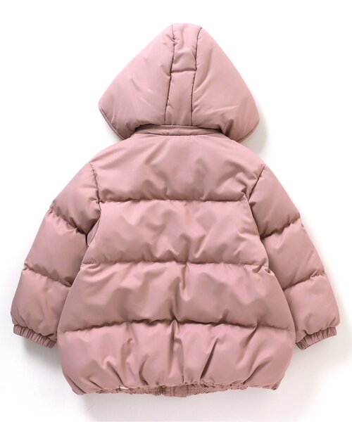 apres les cours(アプレレクール)の「【マシンウォッシャブル】スカラップ中綿ジャケット(ダウンジャケット/コート・キッズ・ピンク/チャコール/サックスブルー・120/80/140/110/90/130/100)」の16枚目の写真