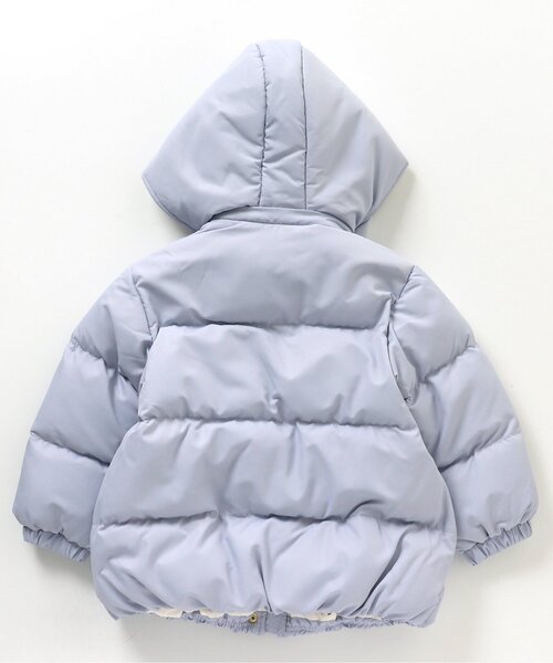 apres les cours(アプレレクール)の「【マシンウォッシャブル】スカラップ中綿ジャケット(ダウンジャケット/コート・キッズ・ピンク/チャコール/サックスブルー・120/80/140/110/90/130/100)」の17枚目の写真