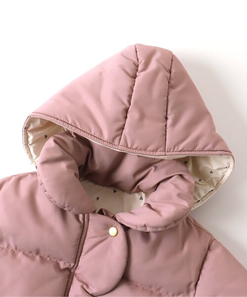 apres les cours(アプレレクール)の「【マシンウォッシャブル】スカラップ中綿ジャケット(ダウンジャケット/コート・キッズ・ピンク/チャコール/サックスブルー・120/80/140/110/90/130/100)」の18枚目の写真