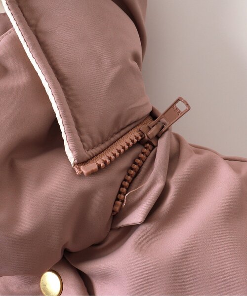 apres les cours(アプレレクール)の「【マシンウォッシャブル】スカラップ中綿ジャケット(ダウンジャケット/コート・キッズ・ピンク/チャコール/サックスブルー・120/80/140/110/90/130/100)」の19枚目の写真