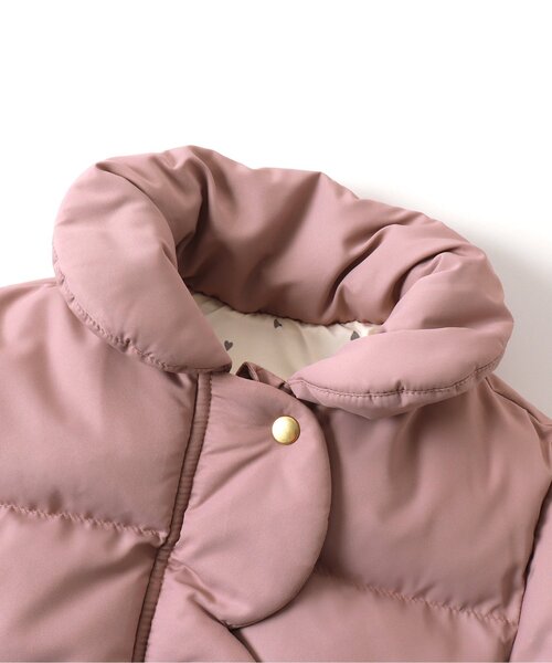 apres les cours(アプレレクール)の「【マシンウォッシャブル】スカラップ中綿ジャケット(ダウンジャケット/コート・キッズ・ピンク/チャコール/サックスブルー・120/80/140/110/90/130/100)」の20枚目の写真