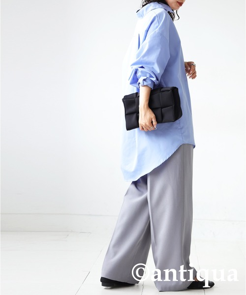 antiqua(アンティカ)の「メッシュショルダーバッグ(ショルダーバッグ・レディース・ブラック・FREE)」の2枚目の写真