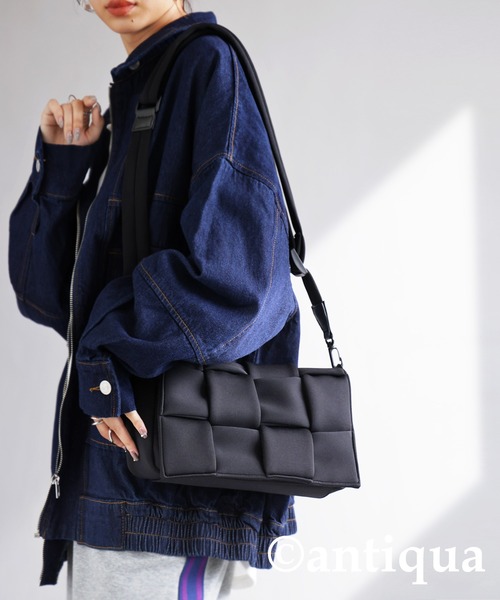 antiqua(アンティカ)の「メッシュショルダーバッグ(ショルダーバッグ・レディース・ブラック・FREE)」の8枚目の写真