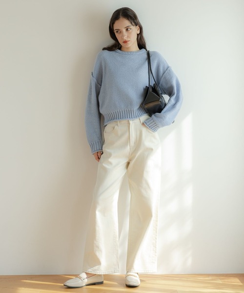 LAKOLE（ラコレ）の「ロングハンドルトートBAG / 969651（トートバッグ・レディース・ブラック/アイボリー/イエロー・FREE）」の5枚目の写真