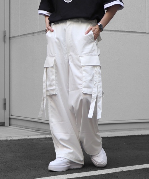 96thes SELECT】25SS 裾ドローコード ストレッチワイドカーゴ