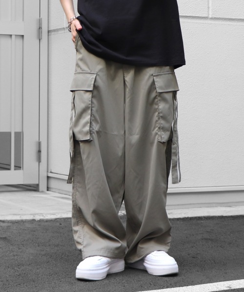 96thes SELECT】25SS 裾ドローコード ストレッチワイドカーゴ