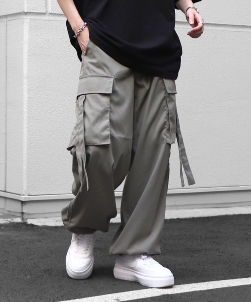 96thes SELECT】25SS 裾ドローコード ストレッチワイドカーゴ