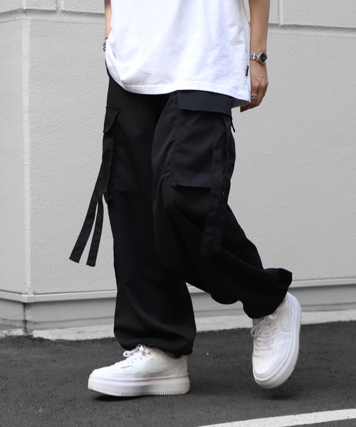 96thes SELECT】25SS 裾ドローコード ストレッチワイドカーゴ