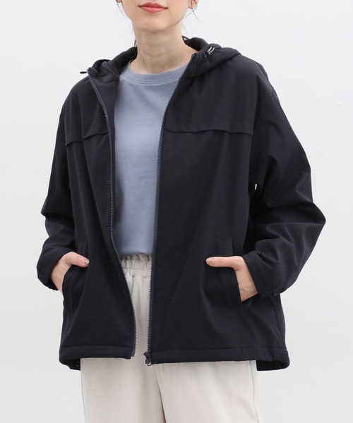 Honeys（ハニーズ）の「裏フリースフードブルゾン（ブルゾン）」 - WEAR