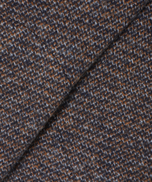 417 EDIFICE（フォーワンセブンエディフィス）の「**メランジフランネルシャツ（シャツ/ブラウス・メンズ・ブルー系その他/ベージュ・LARGE/MEDIUM）」の19枚目の写真