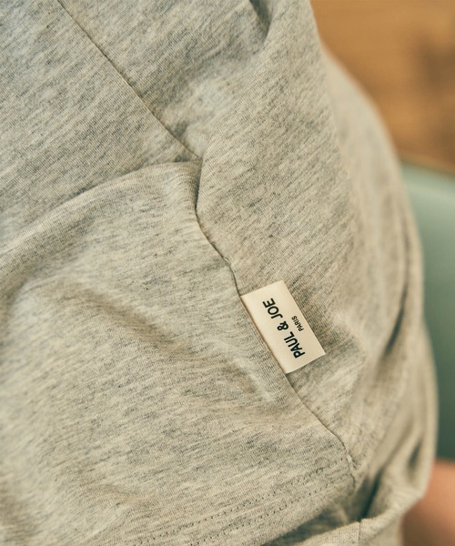 PAUL&JOE（ポールアンドジョー）の「【PAUL&JOE】ヌネット&ロゴプリント　ロングTシャツ（ルームウェア/パジャマ・レディース・ピンク/グレー/ブルー/アイボリー・M/L）」の11枚目の写真