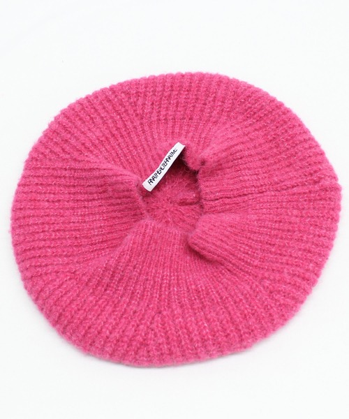 RNA（アールエヌエー）の「E4944 リブニットベレー（ハンチング/ベレー帽・レディース・マルチ/ブラック/ピンク・FREE）」の20枚目の写真